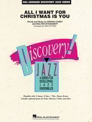 cover All I Want for Christmas Is You Jazz Ensemble sheet music cover
